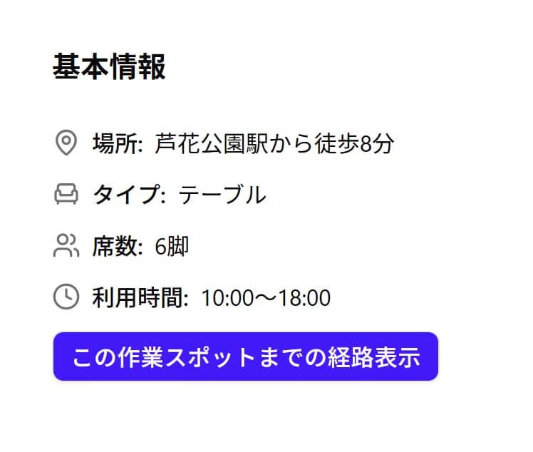 便利な経路表示